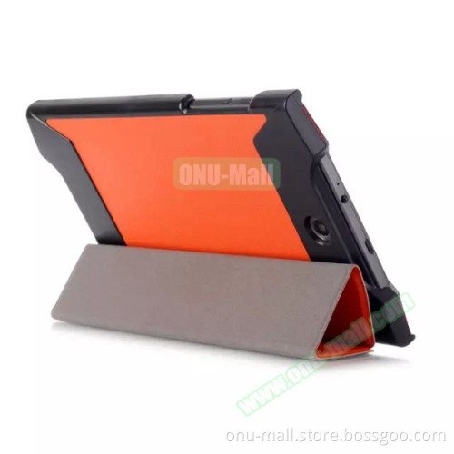 Karst Texture 3 Folding Flip Leather Cover Case for Acer Predator 8